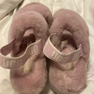 Ugg oh yeah slippers light purple and lightly worn.
